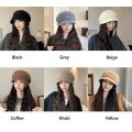 Fashion Multicolor Knitting Beret Korean Style Versatile Octagonal Painter's Hat Adjustable Head Circumference Leisure Beanie Cap Autumn Winter. 