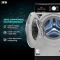 IFB Laundrimagic 3-in-1 8.5/6.5/2.5 Kg Inverter Front Load Washer Dryer Refresh (Executive ZXS, Silver). 