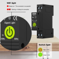 NCANRUI Tuya Zigbee Intelligent Circuit Breaker Timing Photovoltaic Bidirectional Metering Energy Meter Automatic Reclosing. 