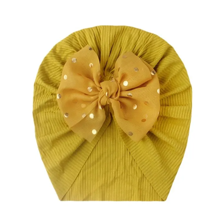 Velvet%20Baby%20Hat%20Solid%20Color%20Dot%20Bow%20Warm%20Cap%20Spring%20Autumn%20Infant%20Toddler%20Beanie%20Soft%20Baby%20Girl%20Headwrap%20-%20Image%207