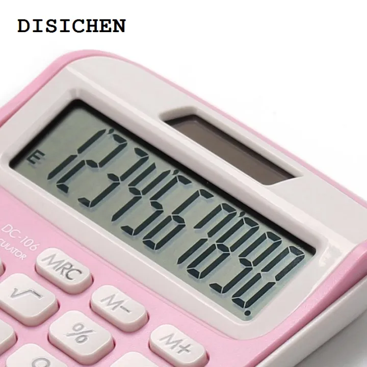 DISICHEN%20Luxury%20Calculator%20Trumpet%20Mini%20Small%20calculator%20Girl%20Cute%20Pink%20Student%20Comtable%20Portable%20Student%20White%20Calculator%20Office%20Supplies%20Solar%20-%20Image%202