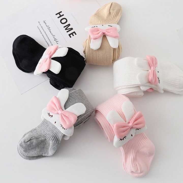 Baby Girl Tights Thick Cable Knit Leggings Stockings Cotton