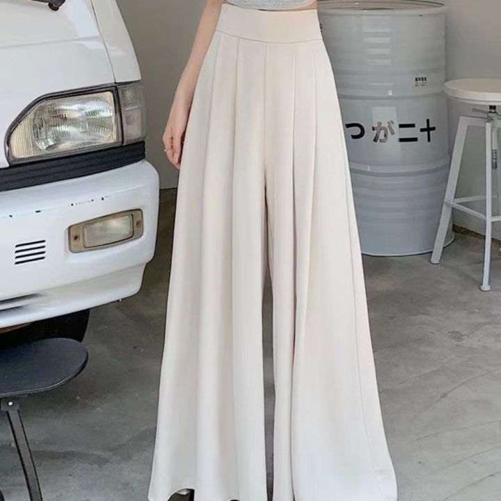 Simple%20High%20Waisted%20Wide%20Leg%20Pants%20Y2K%20Oversized%20Women's%20Harem%20Pants%20Solid%20Color%20Sagging%20Sensation%20Palazzo%20Pleated%20Culottes%20Female%20-%20Image%204