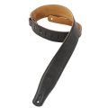 Levy's Leathers M26GF-BLK Garment Leather w/Suede Back Guitar Strap - Black. 