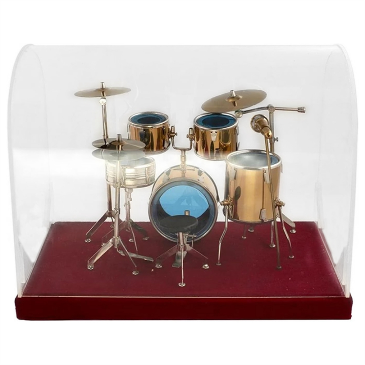 Miniature Jazz Drum Kit Model Mini Drum Cymbal Musical Instrument Model Miniature Drum Kit