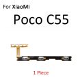 Switch Power ON OFF Button Flex Cable For XiaoMi Poco C31 C40 C50 C51 C55 F4 F5 M4 M5 M5S X4 GT X5 Pro Mute Silence Volume Key Repair Parts. 