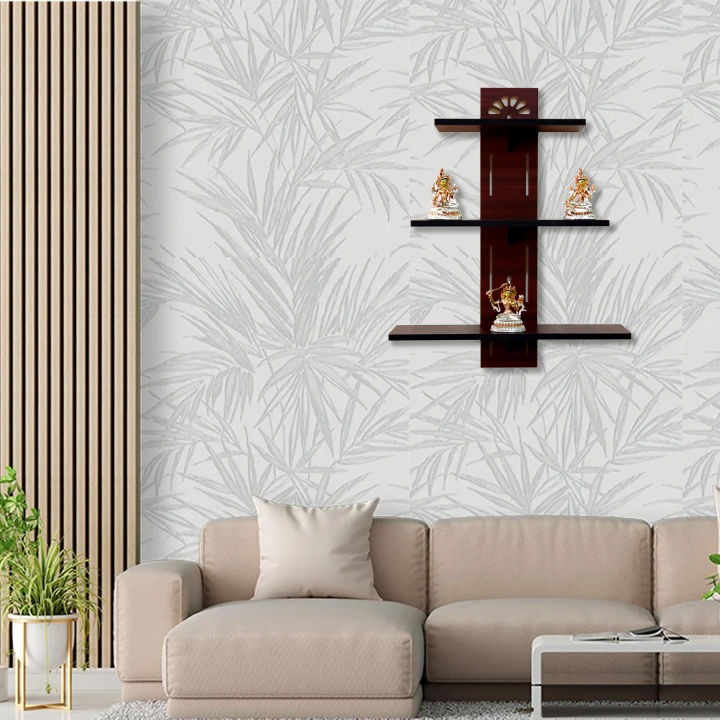 Formica%20Laminated%20-%20Best%20Quality%203%20Layer%20-%203%20%20Tier%20Wooden%20Wall%20Rack%20Shelf%20%20by%20Supreme%20Decor%20-%20Image%206