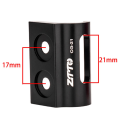 ZTTO Aluminum Alloy Bicycle Front Derailleur Hanger for Gravel & Cross-Country Bikes Carbon Frame Compatible Direct Moun. 