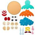 Quality Social Emotional Learning Montessori Facial Expression Game Parent-child Interaction Preschool Learning Emotional Change Toys Felt Educational Toys Kids. 