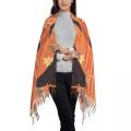Kaedehara Kazuha Maple Pattern Scarf Wrap Women Long Winter Fall Warm Tassel Shawl Unisex Genshin Impact Anime Game Scarves. 