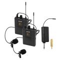 UHF Wireless Microphone ystem with Microphone Body-pack Transmitter and Receiver. 