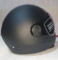 Steelbird Adonis Matte Black Full Face Helmet | Anti Scratch Coated Visor With Quick Release Mechanism & Extra Comfort Padding. 