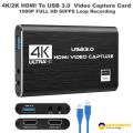 Video Capture Card HDMI to USB 3.0 Full HD 1080P 4K Hdmi Capture Card Live Streaming and Record. 