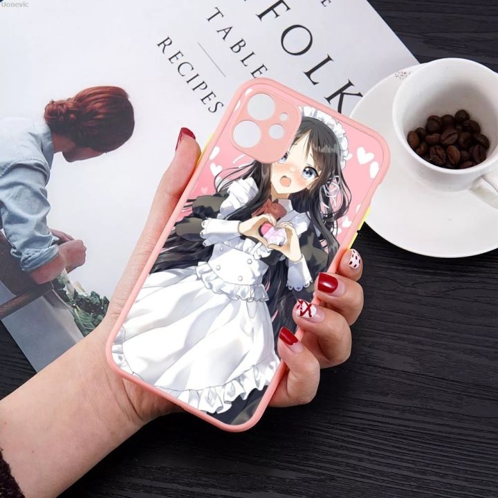 Uonevic%20X%20Translucent%20Matte%20X%20XRni%20Pro%2013%20Mione%2014%20Girl%20Phone%20Case%20Cartoon%20Bargain%20price%20Cute%20Maid%20for%20iPh%2011%2012%20Max%208%207%20Plu%20XS%20MA%20Light%20Case%20-%20Image%203