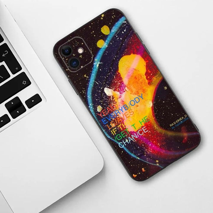 R-Radiohead Band Rainbow Phone Case For iPhone 15,14,13,12,11,Plus,Pro  Max,XS,X,XR,SE,Mini,8,7 Soft Silicone Cover | Daraz.com.np