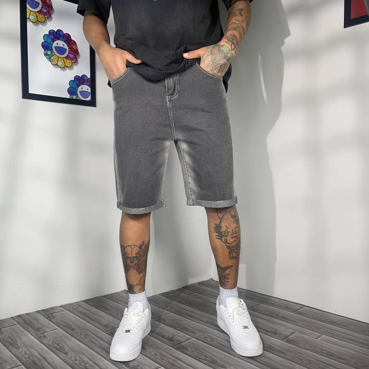 | Instyle Nepal | Side Solid Gradient Baggy Straight Half Pant