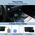 Wireless Android Auto Adapter for Factory Wired Android Auto Cars WiFi Plug & Play Wireless Android Auto Dongle. 