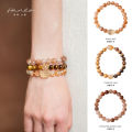 【Mega Sale】Han ~ Natural Yellow Crystal Tiger Beaded Bracelet National Style Light Luxury Bracelet New Chinese Style High-end Bracelet for Women. 