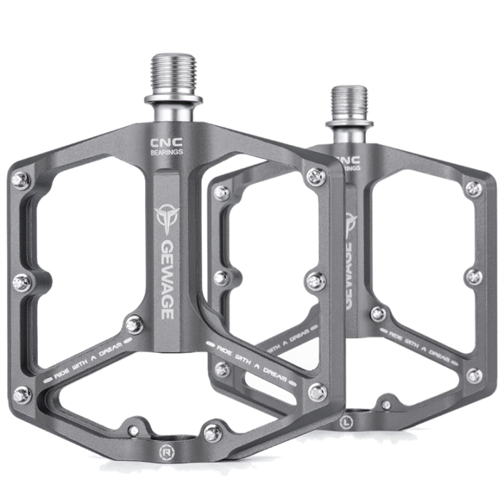 OYPFXMI Titanium Aluminum Alloy 3 Bearings Bicycle Pedals Anti-Slip BMX Road Bike Pedal Cycling Sealed Bearing Bike Pedals