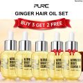 QiyuanshopBargain price PURC Dropshipping Ginger Extract Hair Oil Products For Men Women Regrowth Oil Hair Loss Treatment Essential Hair Care. 