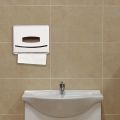 Wall Mount Tissue Holder M fold Paper Towel Dispenser - White. 