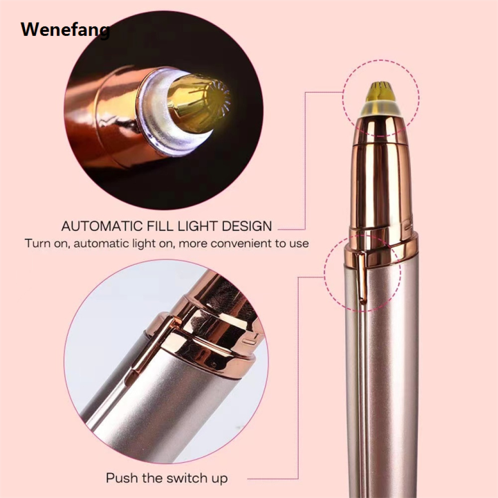 Wenefang%20Electric%20Eyebrow%20Trimmer%20Eye%20Brow%20Shaper%20Pencil%20Face%20Hair%20Remover%20Portable%20For%20Women%20Makeup%20Painless%20Automatic%20Eyebrow%20Shavers%20Depilator%20-%20Image%202