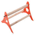 Bird Cage Stand, Orange Wooden Tripod Bird Parrot Table Toys Table Stand Portable For Outboard Tripod. 