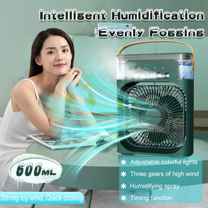 Desktop Air Conditioner Usb Desktop Cooler Conditioning Humidifier Mini Cooling Fan