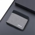 Creative Foldable Business Card Case Ultra-thin Fashion Male Money Bag Money Clips Canvas Men Wallet Male Purses Coin Purse. 