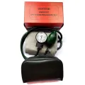 Doctor Aneroid Sphygmomanometer, Blood Pressure Monitors (Grey Cloth And Green Tube). 
