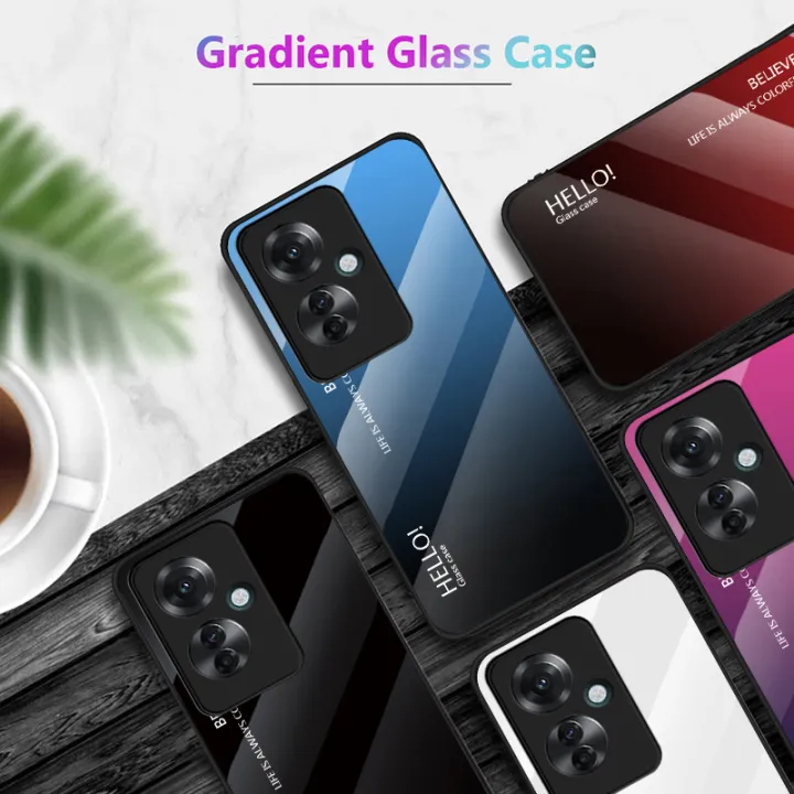 Vantime%20Case%20for%20OPPO%20F25%20Pro%20/%20Reno11%20F%205G%20Glossy%20Glass%20Gradient%20Back%20Hard%20Shockproof%20Casing%20-%20Image%202
