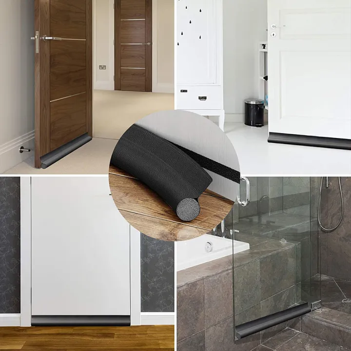94cm%20Door%20Bottom%20Sealing%20Strip%20Self-adhesive%20Weatherstrip%20Under%20Door%20Draft%20Stopper%20Windproof%20Dust-Proof%20PU%20Seal%20Acoustic%20Foam%20-%20Image%206