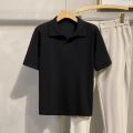 New Stylish Collar Cotton T-Shirt For Men. 