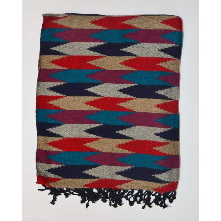Woolen Dhaka Printed Shawl For Women