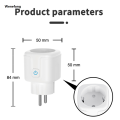 Wenefang Tuya Zigbee Smart Plug 16A/20A EU Smart Socket With Power Monitoring New Timing Function Work With Alexa GoogleHome Yandex. 