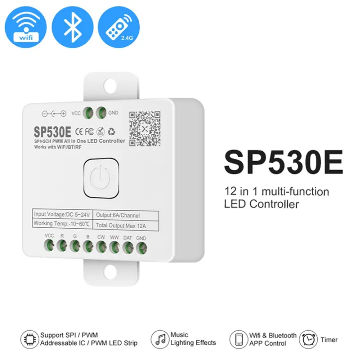 ARELENE%202X%2012-in-1%20Wifi%20LED%20Controller%20SP530E%20PWM%20SPI%20Pixels%20Dimmer%20for%20WS2812B%20WS2811%20RGB%20RGBW%20LED%20Strips%20with%20Voice%20Control%20-%20Image%205