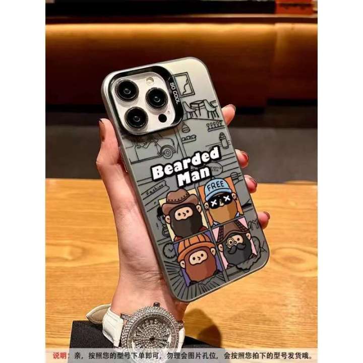 Funny%20Mustache%20Man%20Compatible%20iPhone%2017%20Case%20Apple%2015%20Trendy%2016%20Shockproof%2013%20Pro%20Max%20Unique%20-%20Image%206