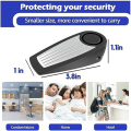 Door Stop Alarms 130DB Intruder Alert Siren,Floor Mount Type,Rubber Security Devices Door Wedge for Home,Hotel,Dorm Room. 