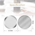 3 Pack Metal Reusable Coffee Filter Mesh for Coffee Maker Espresso Maker, Silver. 