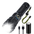 2X 1500 Lumens,Rechargeable Zoomable Torch with 5 Light Modes,Small Flashlight for Camping Hiking Fishing. 