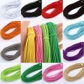 Ear Hanging DIY Ribbon Mask Making String Round Rubber Elastic Cords Face Masks Rope Elastic Rope Stretchy Threads. 