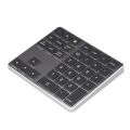 Financial 2.4G and Bluetooth Wireless Keyboard Rechargeable 35 Keys Mini Digital Keypad Portable Slim Design Wireless Numeric Keypad Laptop Notebook. 