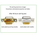 Vga Welding Connector Db15 Male Plug / Female Socket Metal Kit 3 Rows 15 Pin Serial Port Connector D-Sub15 Adapters. 