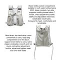 Multiple Pockets Chest Pack Running Storage Vest Phone Storage Pocket Lightweight Running Hydrating Backpack Waterproof Nylon Breathable Hydration Running Vest Outdoor Sports. 