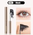 1 Piece 4D Ultra-fine small head brush waterproof mascara extender black 3d eyelashes stretch eyelashes long eyes with mascara By Omga Twist. 