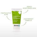 The Derma Co 1% Salicylic Acid Oil-Free Face Moisturizer with Oat Extract for Active Acne - 50g. 