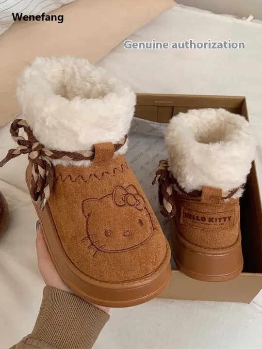 Wenefang%20Sanrio%20Hello%20Kitty%20Snow%20Winter%20Girl%20Plush%20Snow%20Booties%20Keep%20Warm%20Portable%20Slippers%20Shoes%20Non-Slip%20Sneaker%20Outdoor%20Warmth%20Snow%20Boot%20-%20Image%202