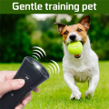 JAERBEE Ultrasonic Bark Stopper Portable Bark Stopper Handheld Dog Repeller with LED Light Battery Powered. 