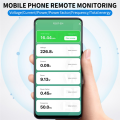 1 PCS Tuya Energy Meter Single Phase AC Din Rail Module Wifi Smart KWh Power Consumption Meter White-Green Watt Meter Voltmeter Ammeter. 