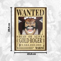 One Piece Anime Bounty Wanted Poster Set Of 10 Gol D Roger Whitebeard Marco Ace Boa Hancock Eustass Captain Kid Kill er Doflamingo Kuma Katakuri. 
